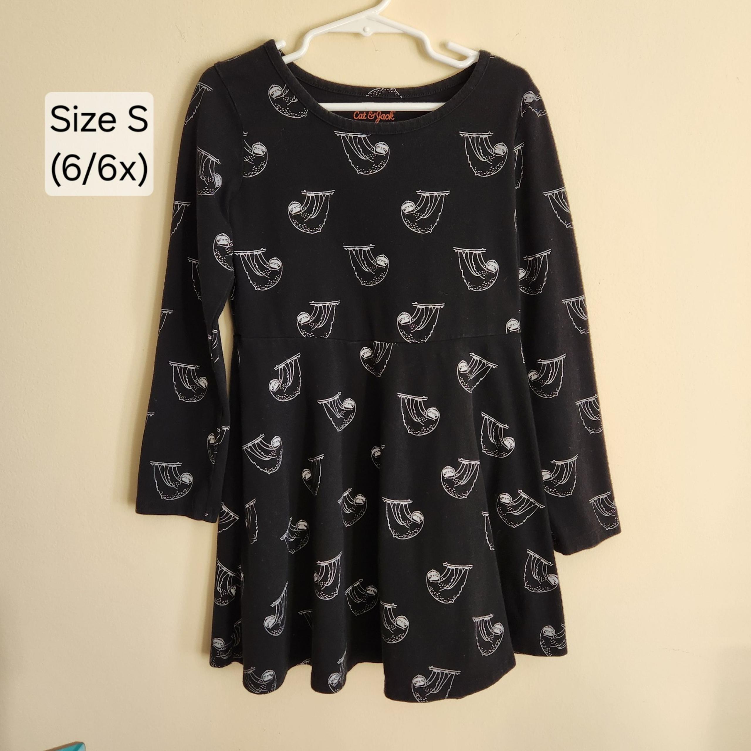 Cat & Jack Sloth Dress Size S (6/6x)
