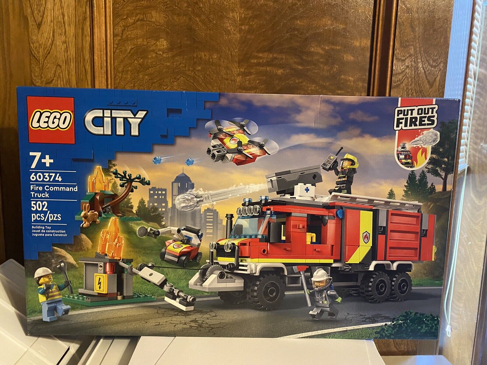 LEGO CITY: Fire Command Truck (60374) - New - Free Shipping