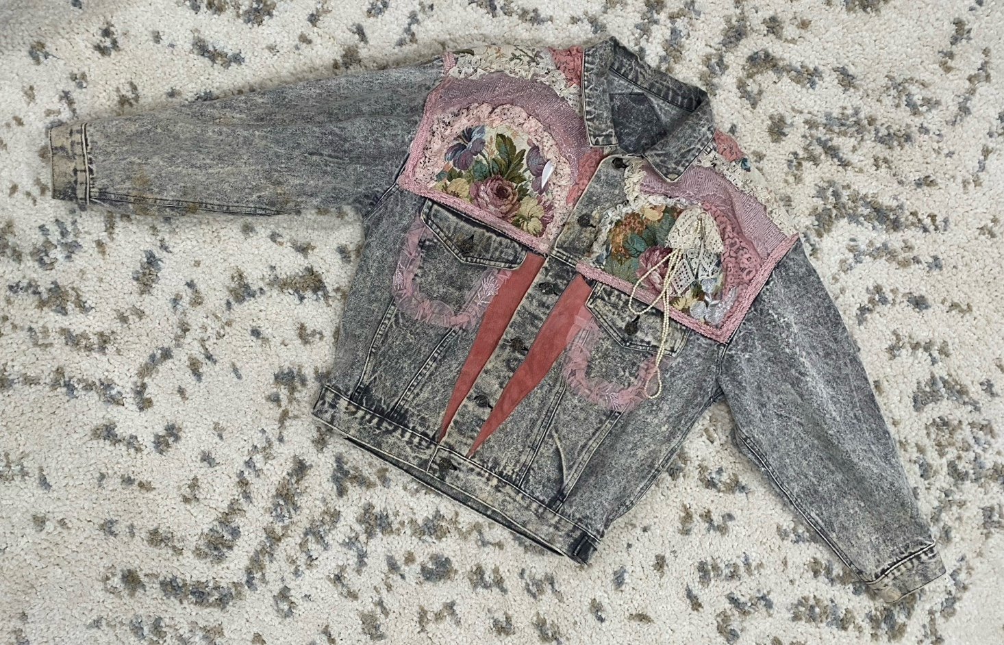 Custom made jean Jacket