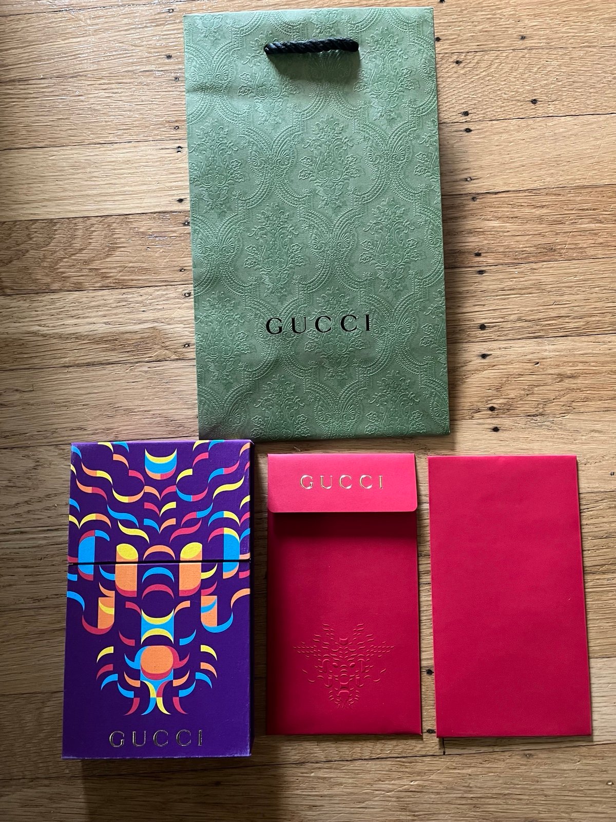 Gucci Chinese new year dragon red envelope