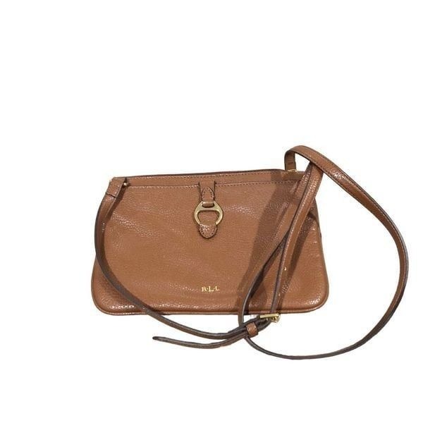 Women’s Leather Look Lauren Ralph Lauren Crossbody Purse EUC