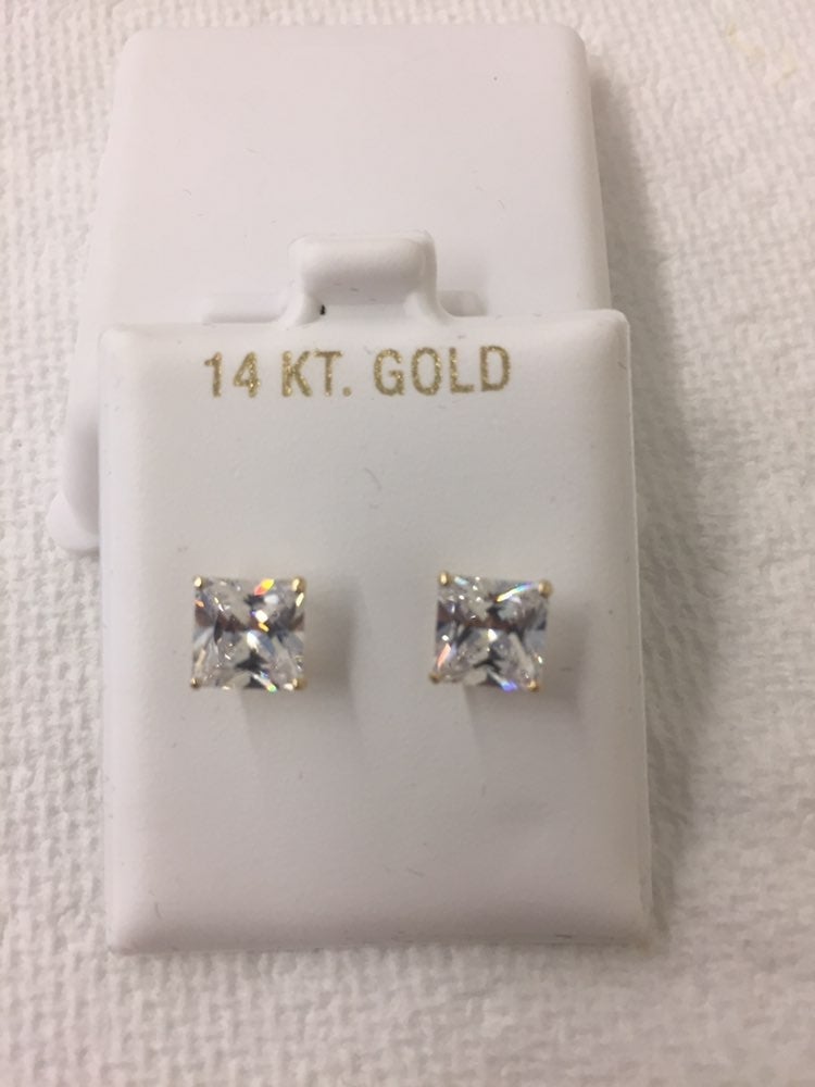 14k yellow gold earrings