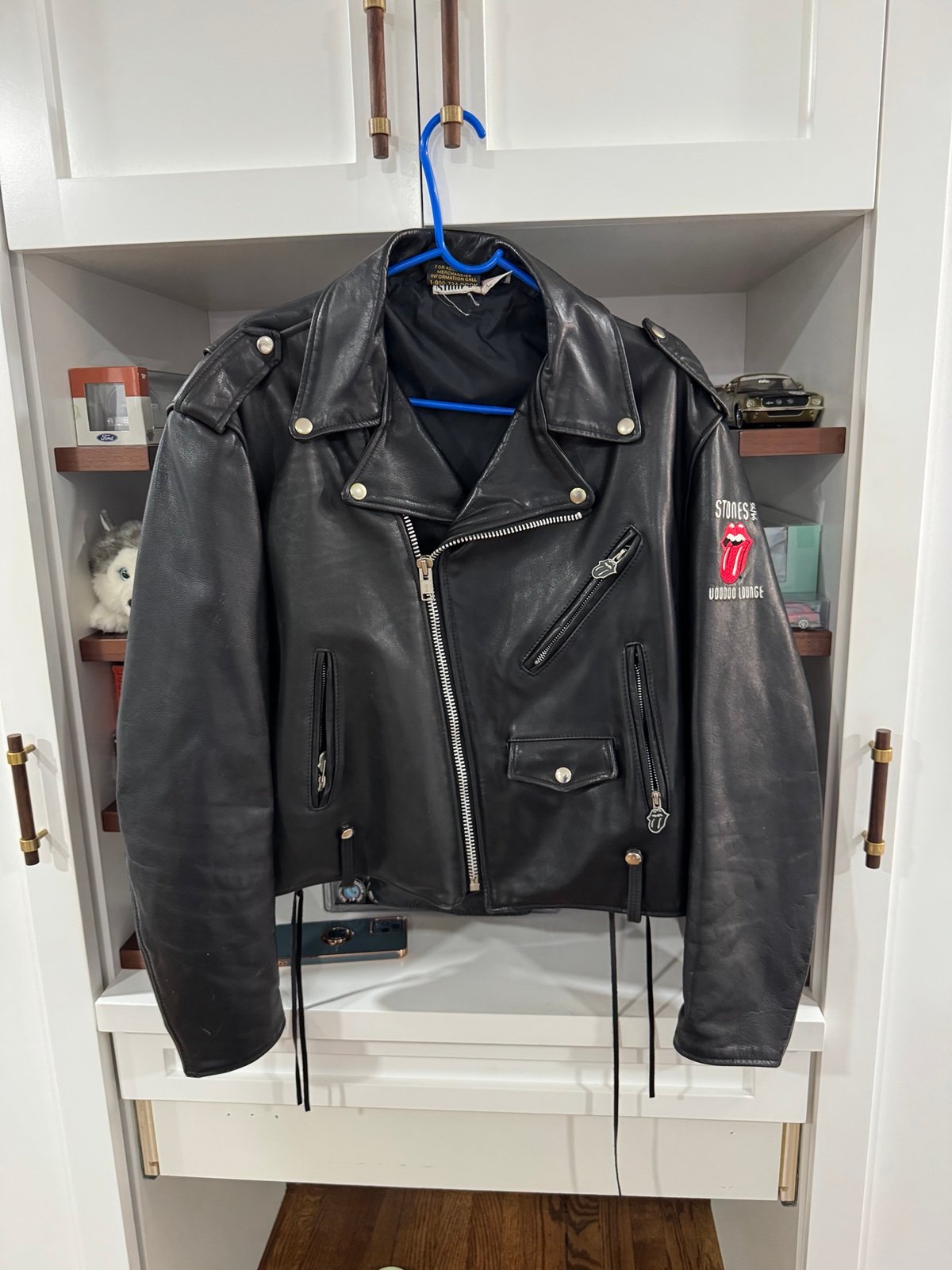 The Rolling Stones leather jacket 1994/95 tour