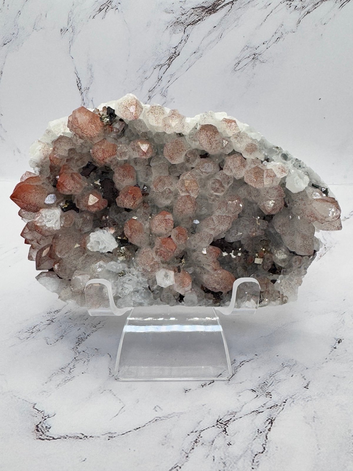 Red Quartz with Hematite Specimen