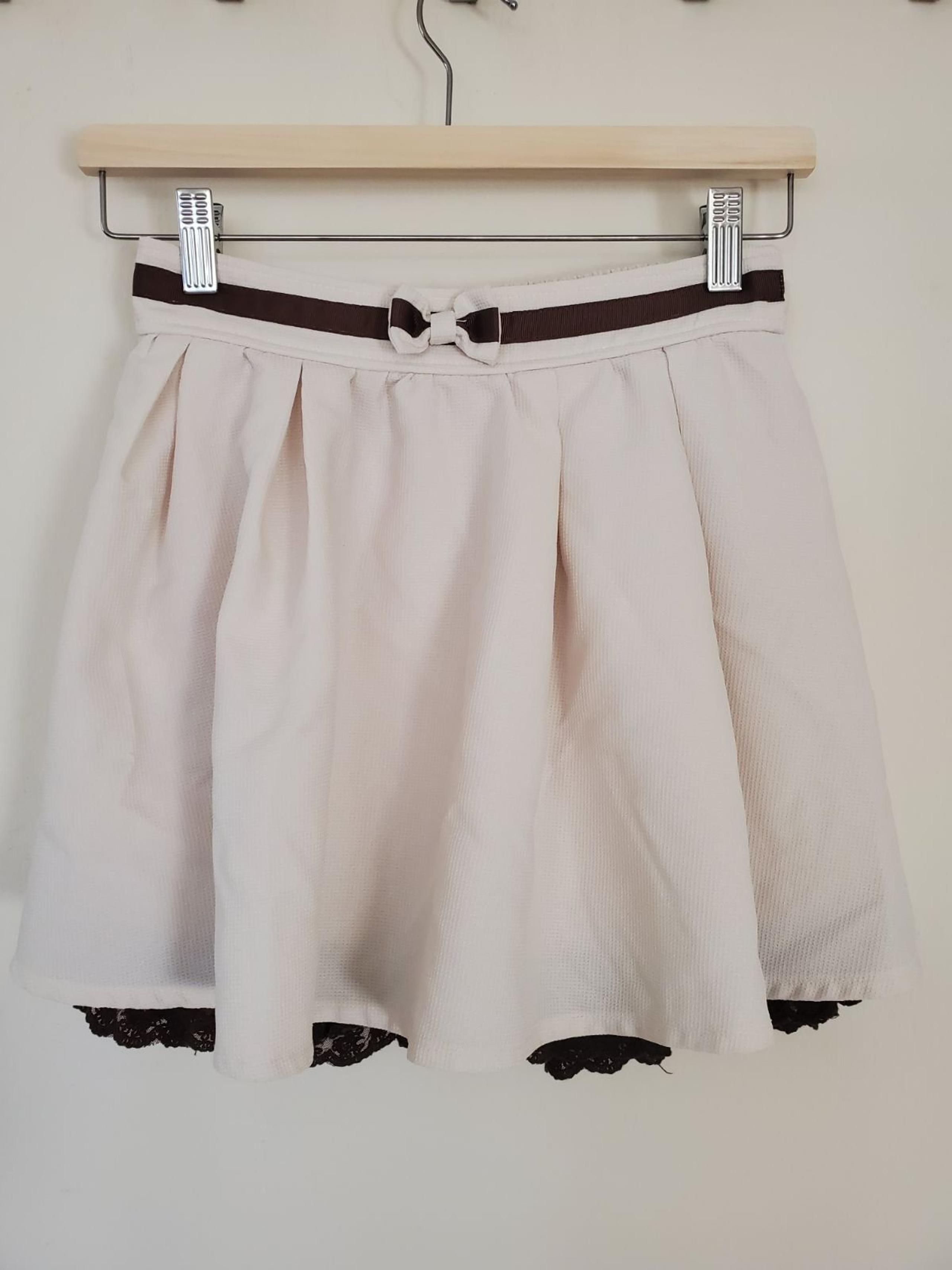 Liz Lisa glen plaid & Solid color Skort