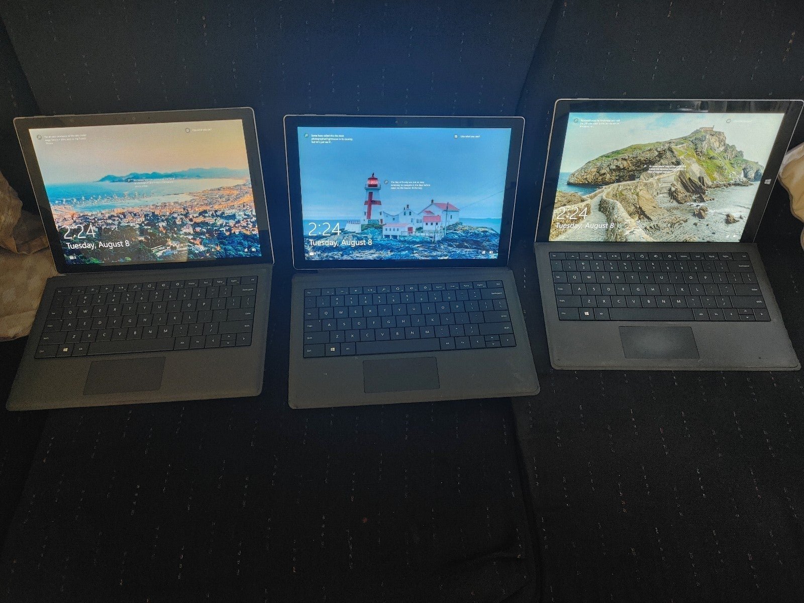 x3 Microsoft Surface