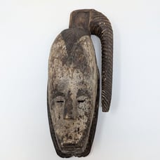 Antique Ceremonial Ivory Coast Guro Mask