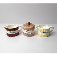 Vintage Holt Howard 3 Piece ICE CREAM SUNDAE Condiment Set C. 1959