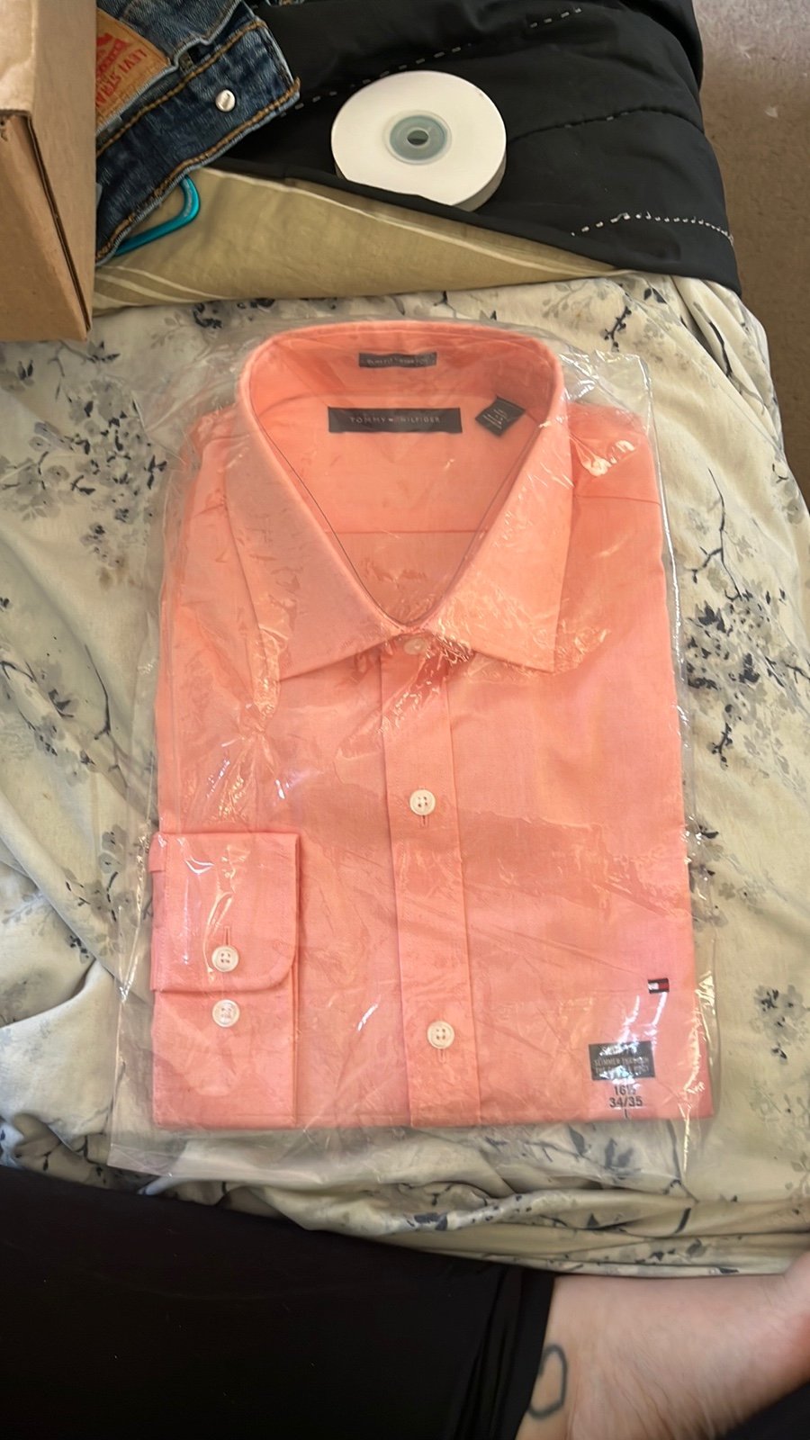 Tommy Hilfiger Slim Fit Dress Shirt size 16 1/2