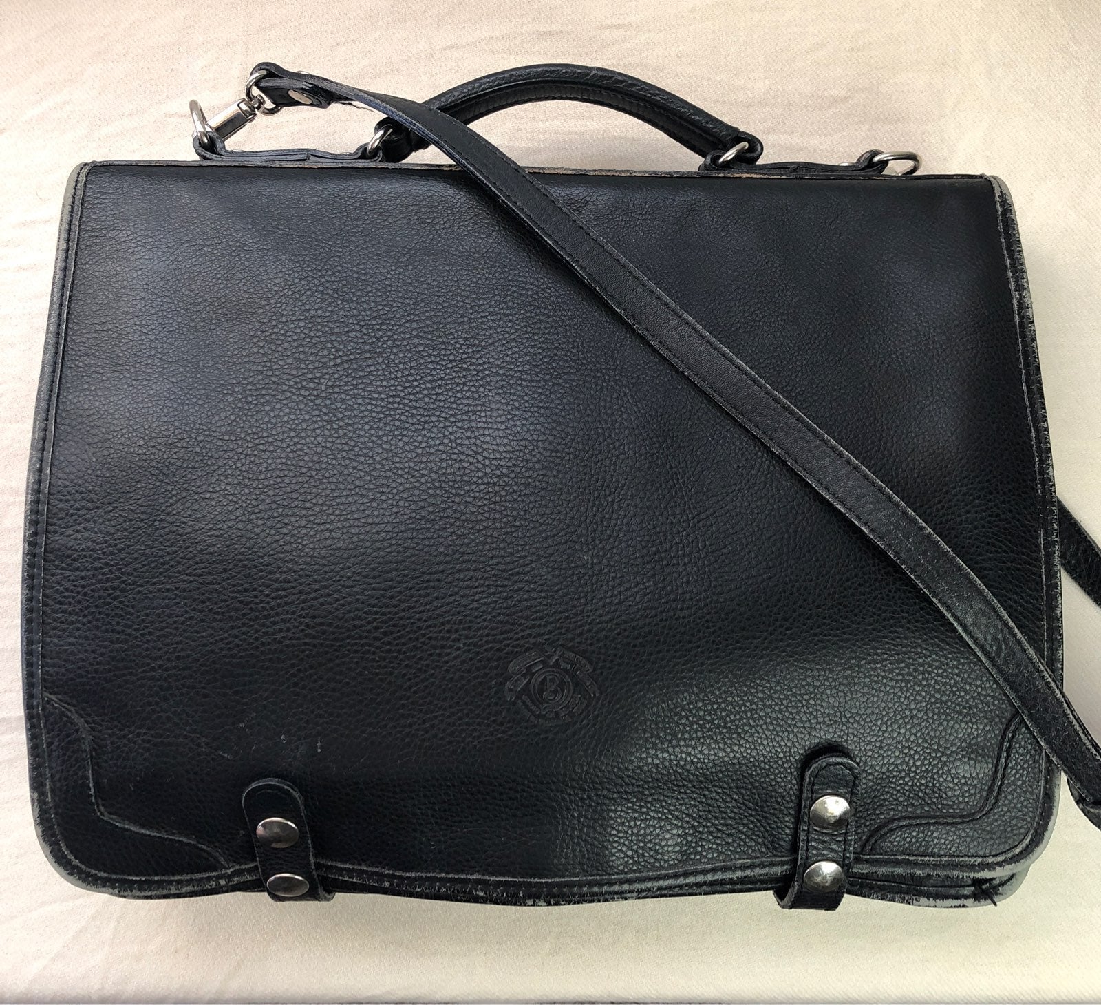 Bojola Vintage Italian Leather Briefcase