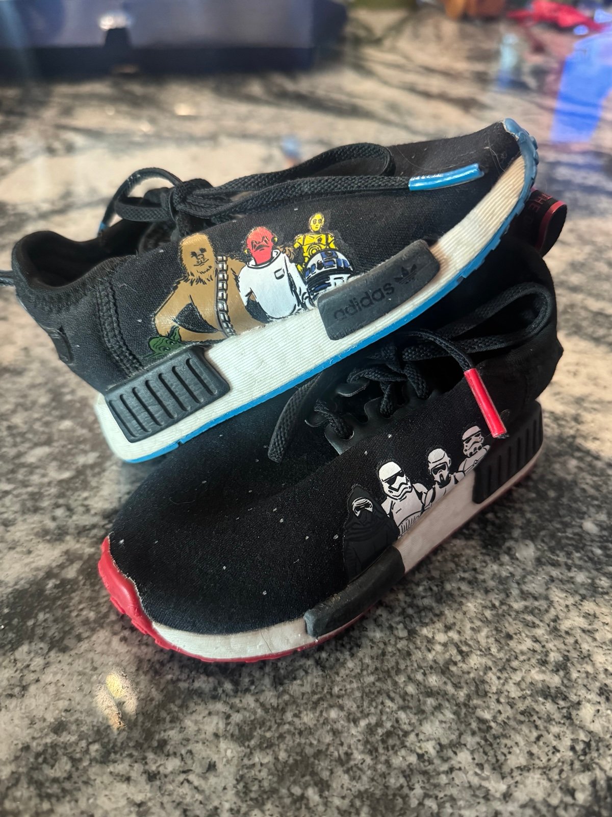 Adidas NMD_R1 Star Wars Toddler Shoes Core Black