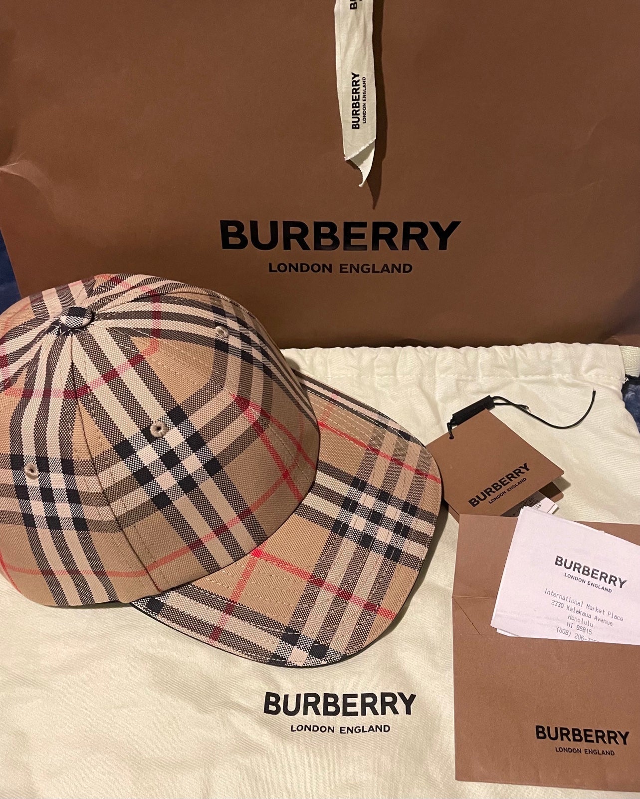 Burberry hat