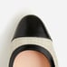 J.Crew Layne cap toe heels in Spanish canvas size 8.5 / 8H sling back