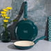 Blue Mowry Savory Saffron 2-Piece Fry Pan Set - Teal