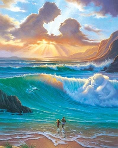 20 Ltd Ed Snd & Numb ROMANTIC DAY Lithographs by Jim Warren MSRP 15,800