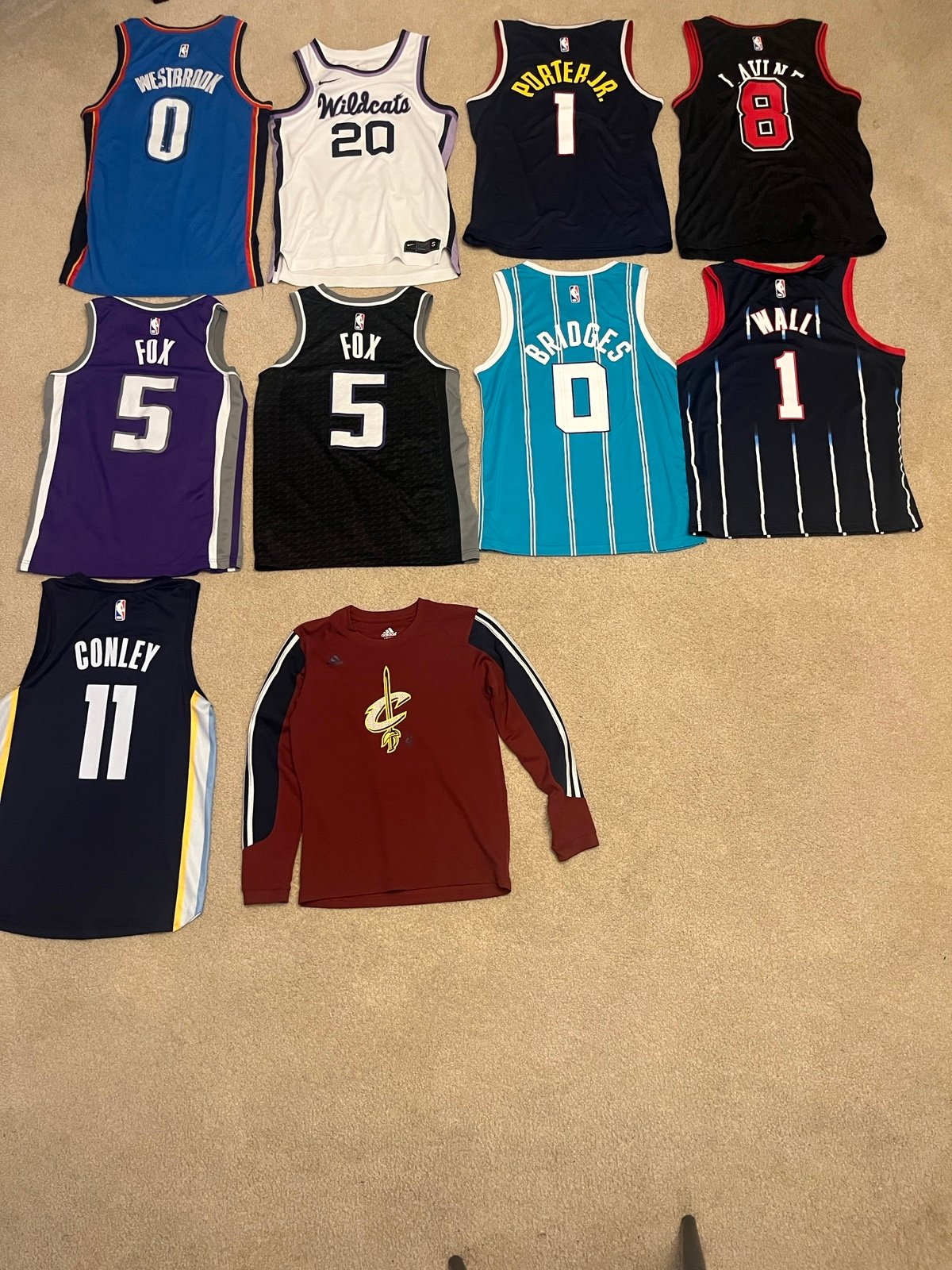 NBA Jersey Lot
