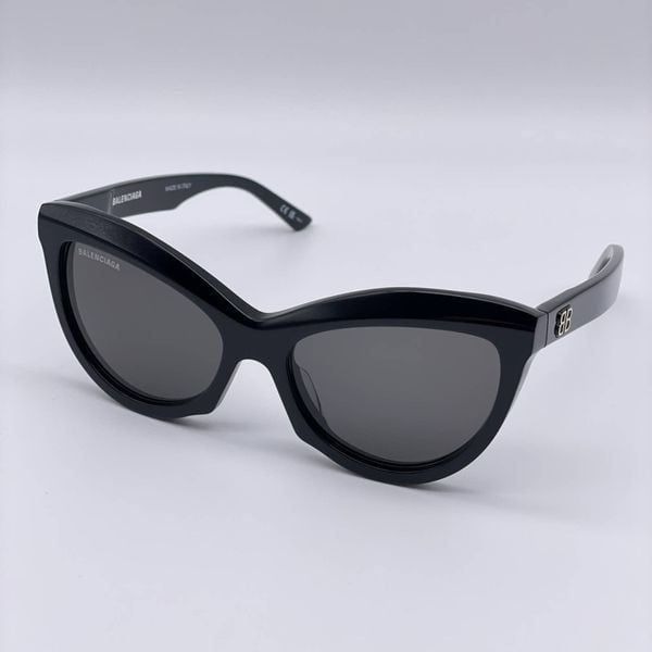 BRAND NEW BALENCIAGA BB0217S 001 Black/Grey Women Sunglasses
