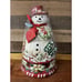Tracy Porter Jolly Ol Snowy Snowman Woodland Christmas Cookie Jar 13 New