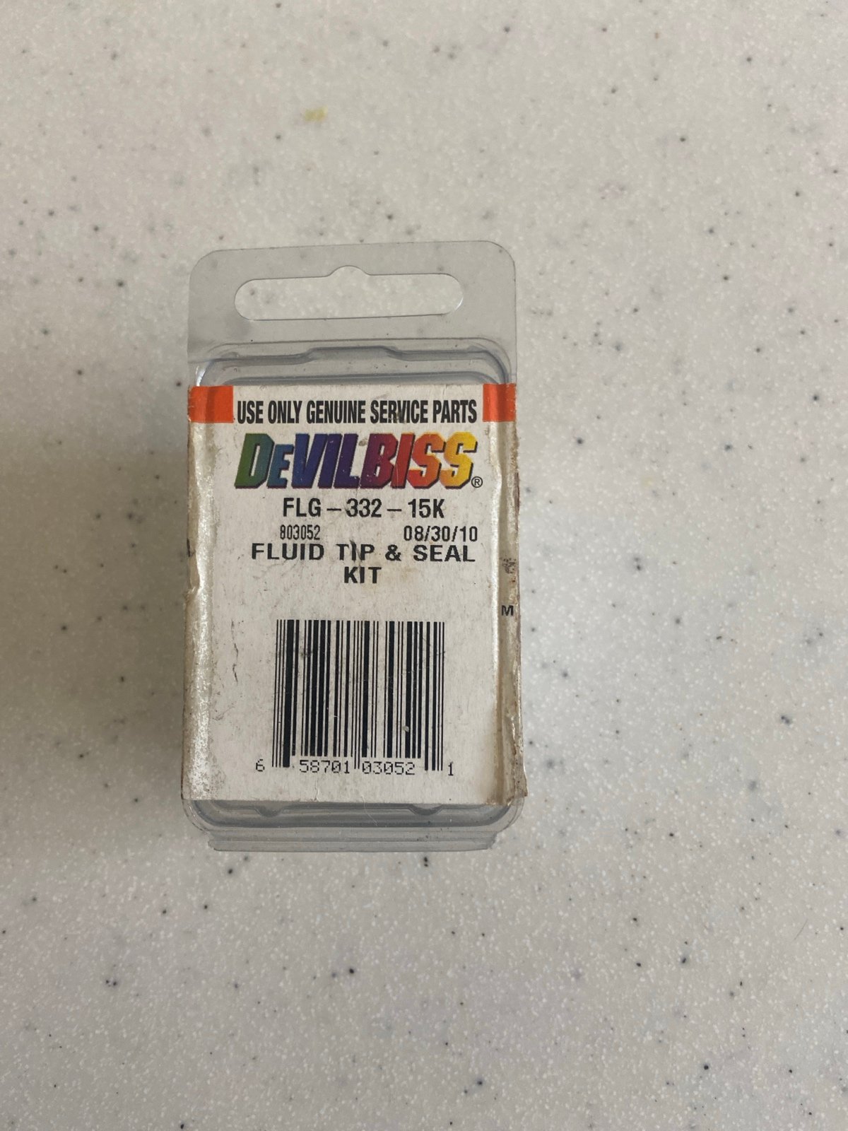 Devilbiss fluid tip and seal kit