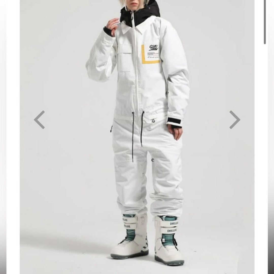 Gsou Snow Bridget Glimmer Light One Piece Snowsuit Ski Jumpsuit Size XL