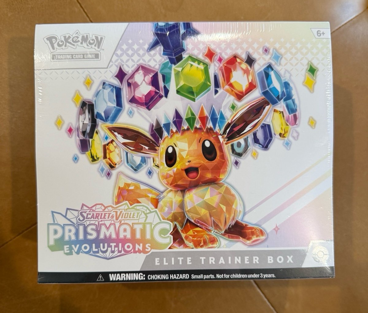 Pokémon TCG Prismatic Evolutions Elite Trainer Box Single ETB