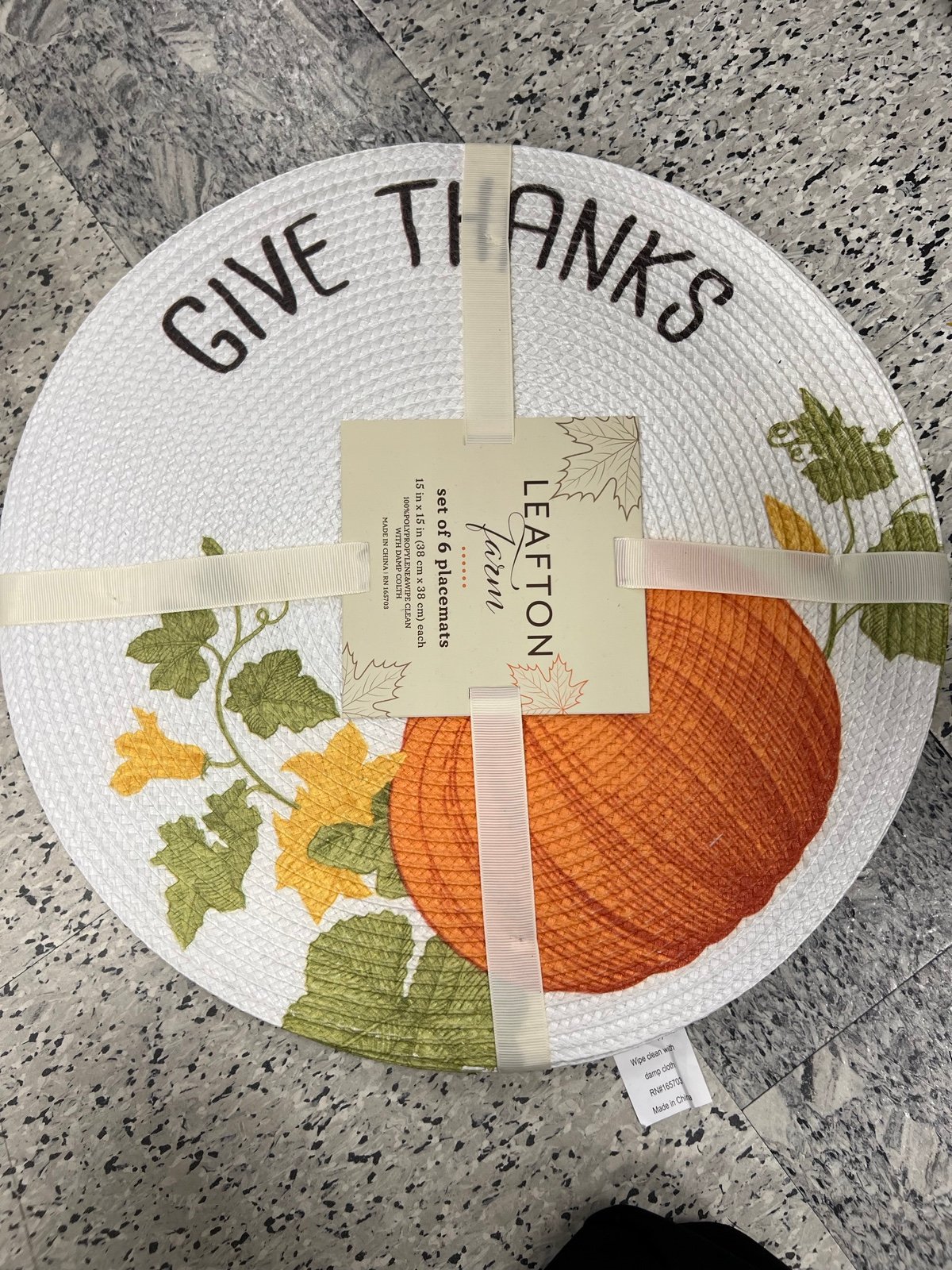 Fall Autumn Pumpkin Placemats