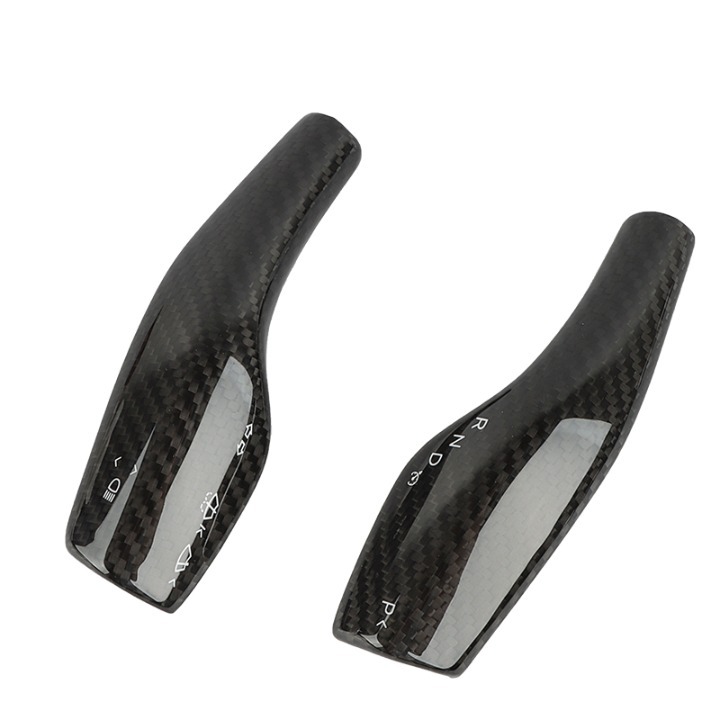 NEW Tesla Model 3 & Y Real Carbon Fiber Steering Wheel Paddle Shift Trim Cover