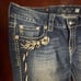 Miss me capri embelishments rare buttons on hemline 30 preppy Beachy excellent