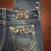 Miss me capri embelishments rare buttons on hemline 30 preppy Beachy excellent