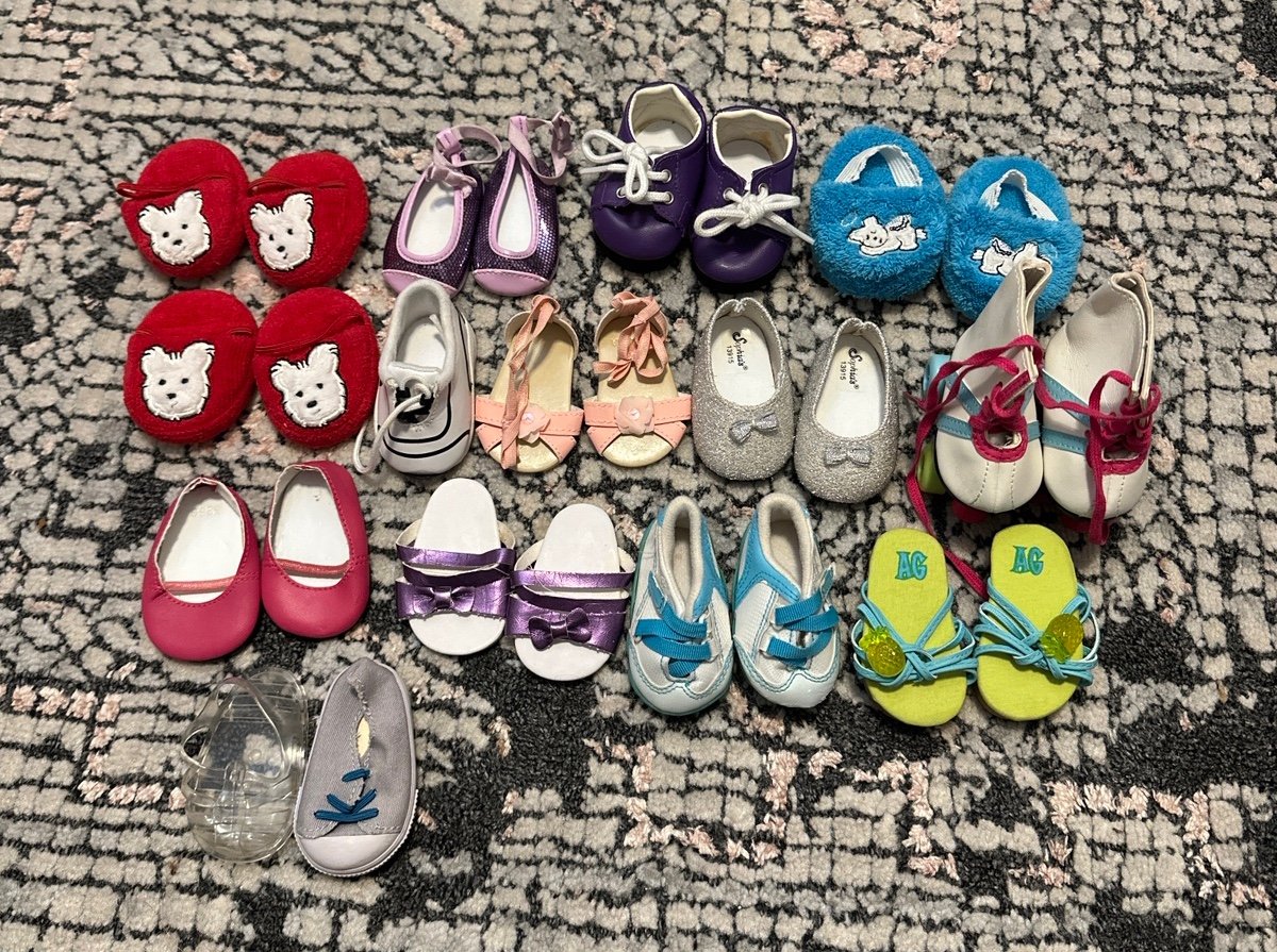 American Girl Shoe Lot