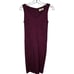 MM LaFleur The Rachel Dress Ponte Boysenberry Size 0 Sleeveless Sheath Dress