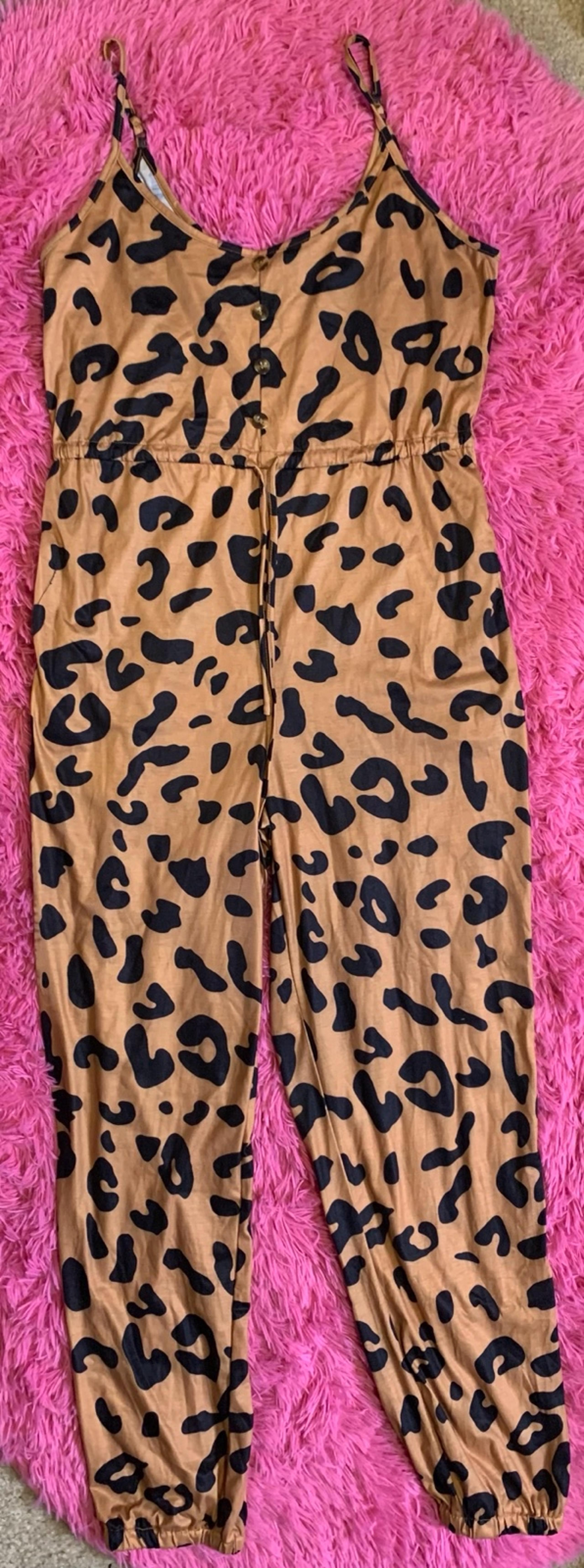Amazon Brand Cheetah Lounge Romper! Brand new never worn! No tags! Size Medium