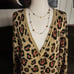 Lucky & Blessed • Women • Safari Design • Large • Brown/ Black •Tunic Sweater