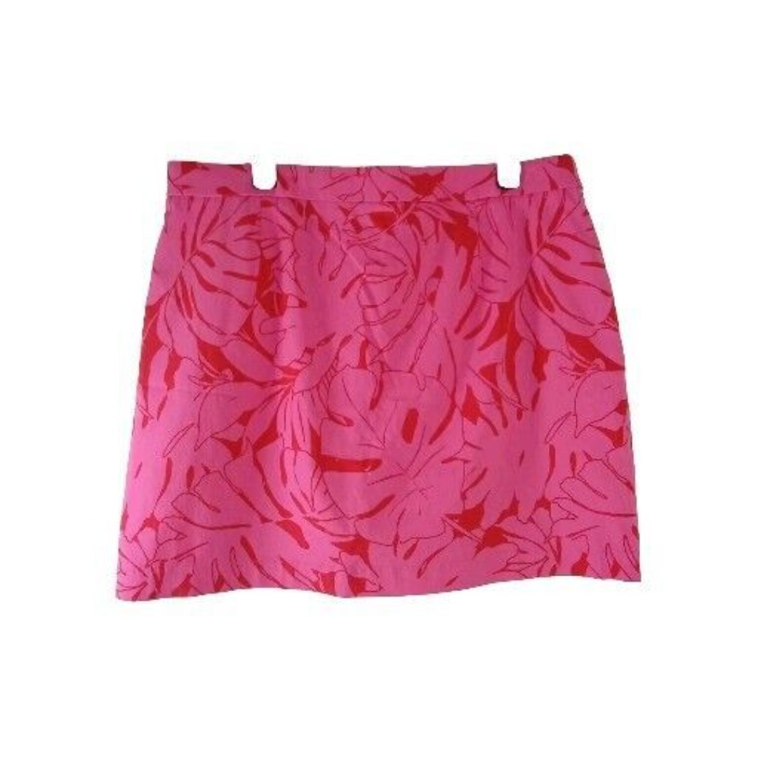 Rafaella XXL Women Skort Carmine Rose Stretch Pocket New With Tags