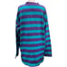 VTG Dehen Men L 80s Heavy Knit Sweatshirt Duty Blue Purple Striped Bally USA