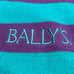 VTG Dehen Men L 80s Heavy Knit Sweatshirt Duty Blue Purple Striped Bally USA