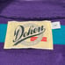 VTG Dehen Men L 80s Heavy Knit Sweatshirt Duty Blue Purple Striped Bally USA
