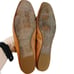Vince SZ Kali Square-Toe Leather Ballet Flats Caramel