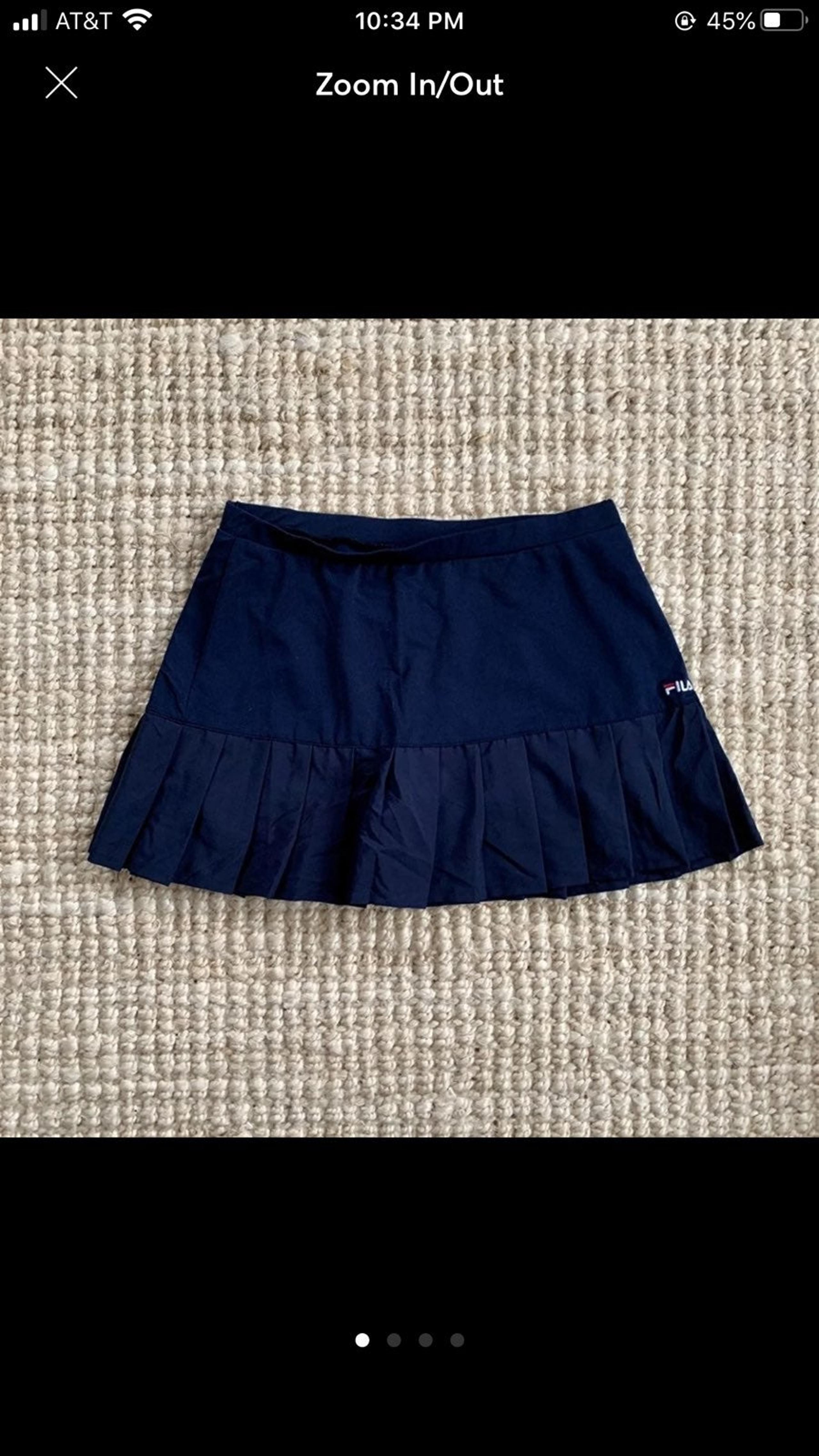 FILA navy skort