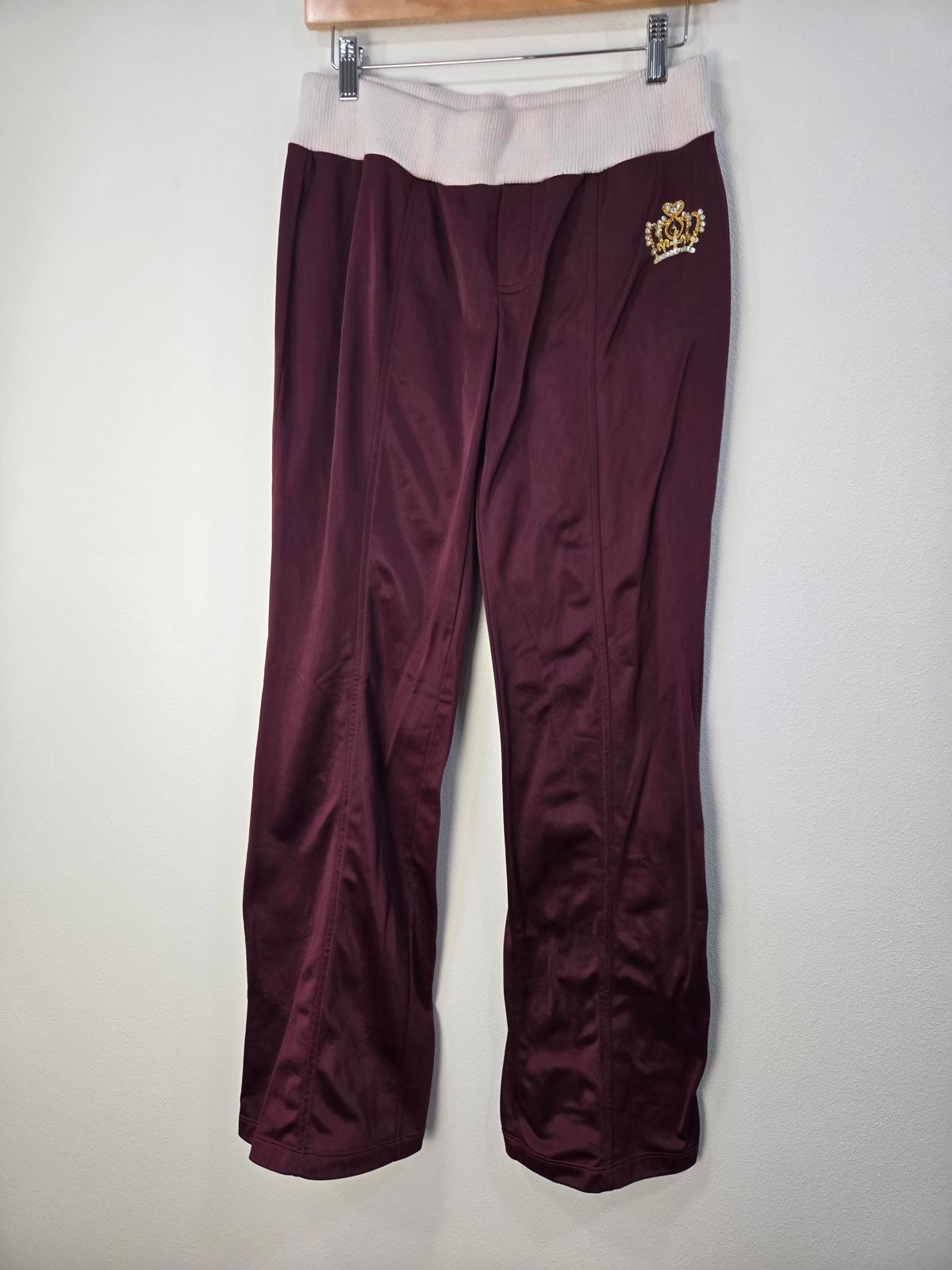 y2k Baby Phat maroon track pants women's medium