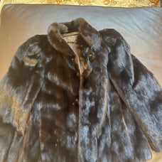 Ladies real fur coat fits ML