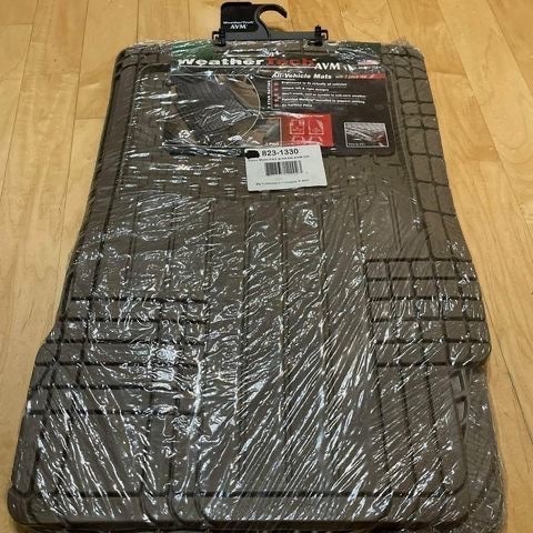 Weathertech Trim -to Fit Tan Rubber Molded Auto Floor Mats 4pk