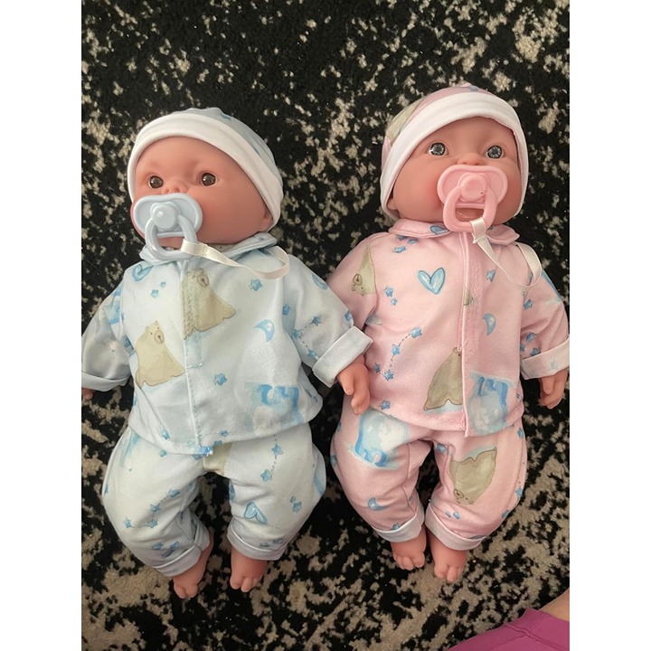 13 Realistic Soft Body Baby Dolls Gift Set / Removable Outfits & Accessories