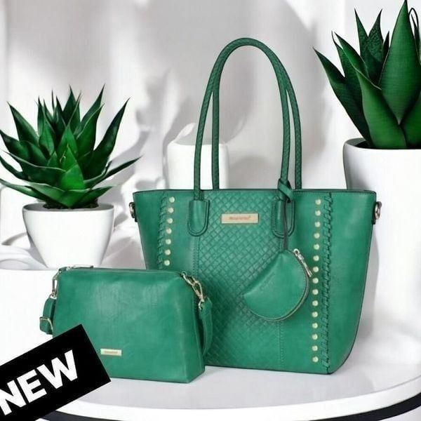 Montana West Tote Bag for Women 3Pcs Handbag Set Tote Bag NWT