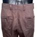 Vtg 70s Levi’s Panatela brown double knit polyester pants