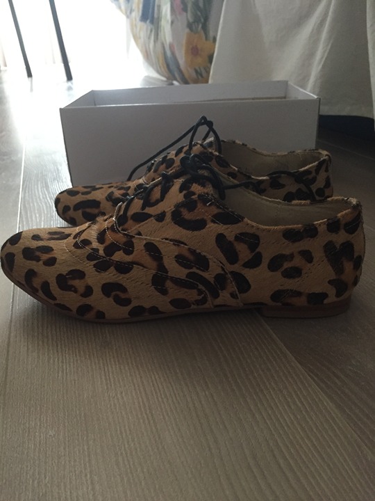 Steve Madden Leopard Print Loafers Trouserl