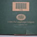 LONGABERGER 2002 PEWTER BASKET ORNAMENTS Set of 4 Christmas Tree Holiday Baskets