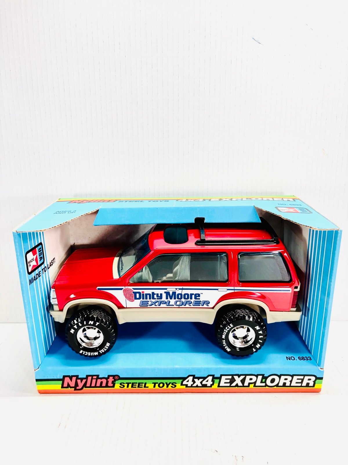 1992 Nylint Steel Toys 4x4 DINTY MOORE Explorer Truck NIB No. 6833 Vintage