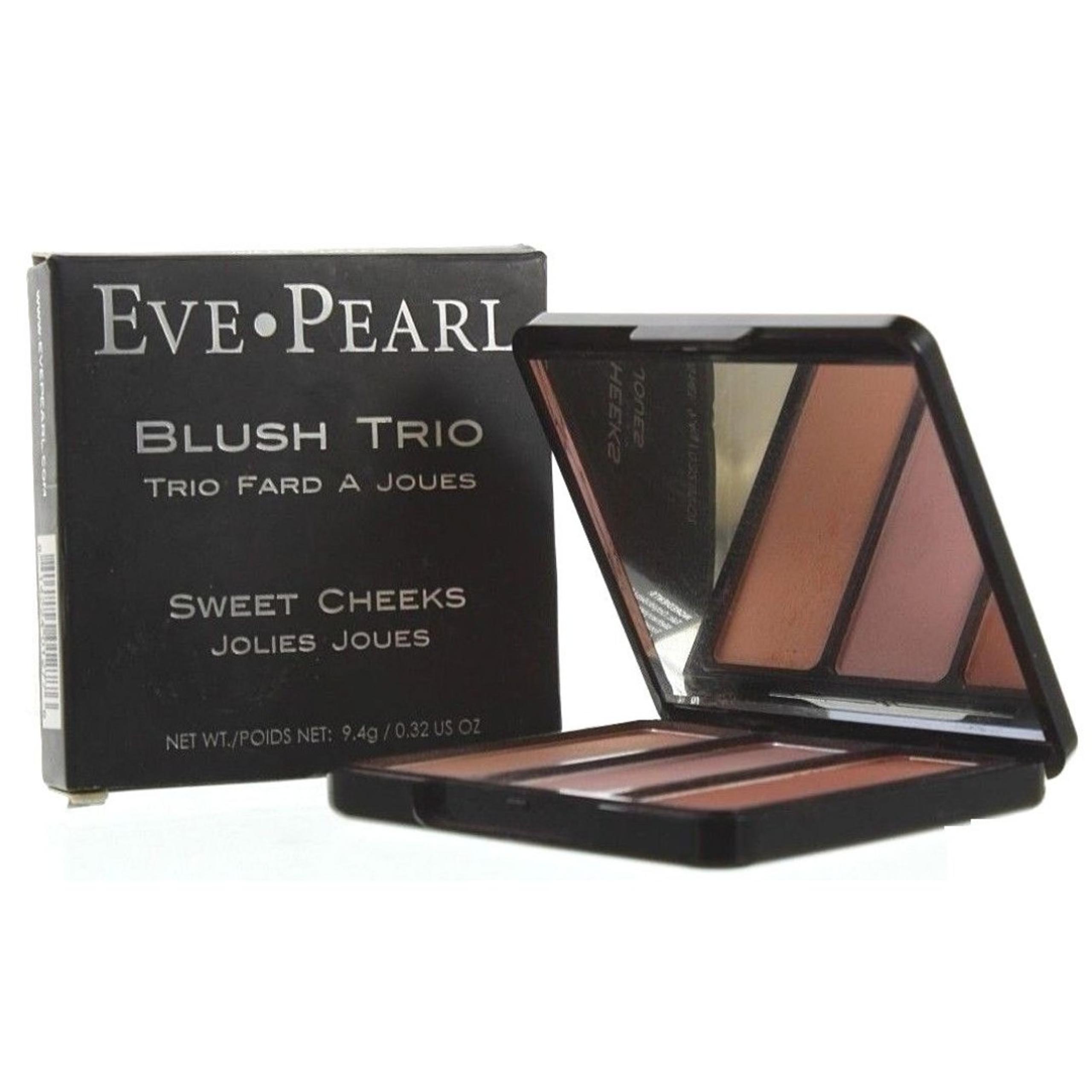 Eve Pearl Blush Trio 3 Radiant Shades Sweet Cheeks Full Size Palette NEW Boxed