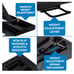 Standing Desk Converter, Height Adjustable Sit Stand Desk, 32x22 Inch